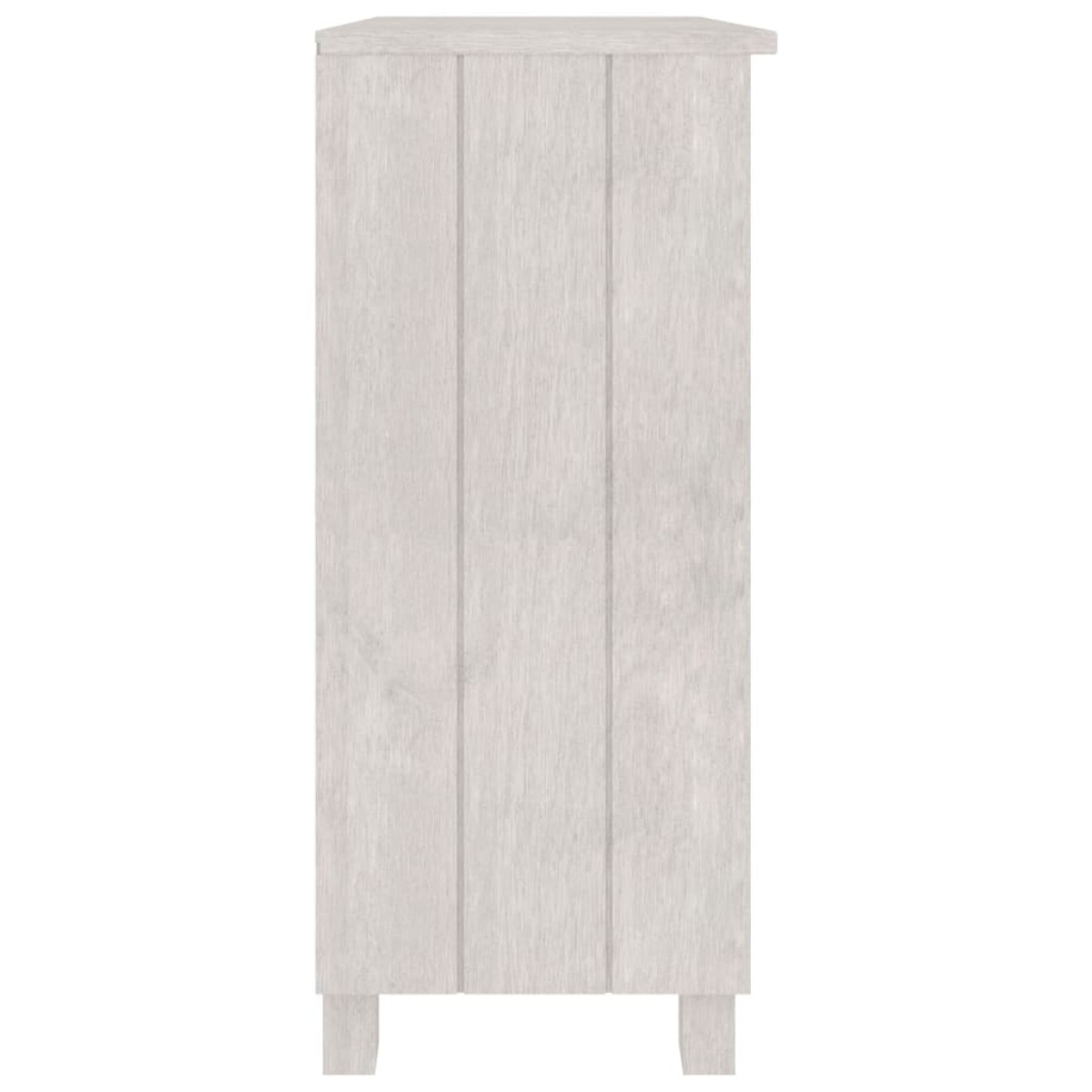 vidaXL Ντουλάπι HAMAR Λευκό 85 x 35 x 80 εκ. από Μασίφ Ξύλο Πεύκου
