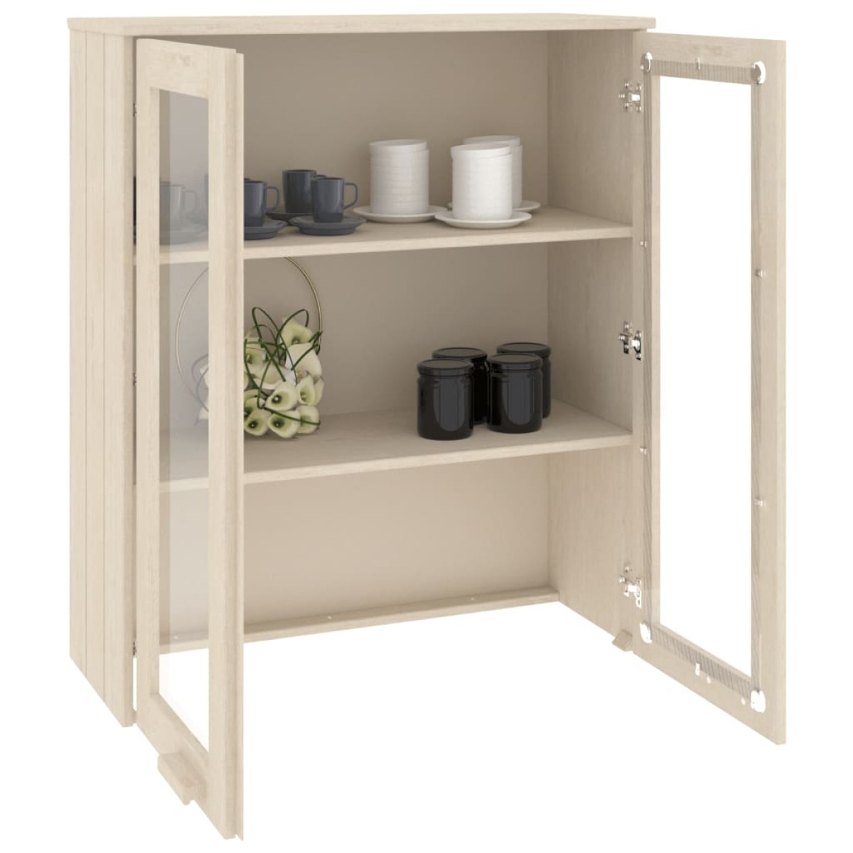 vidaXL Πάνω Μέρος για Ντουλάπι HAMAR Μελί 85 x 35 x 100εκ. Ξύλο Πεύκου