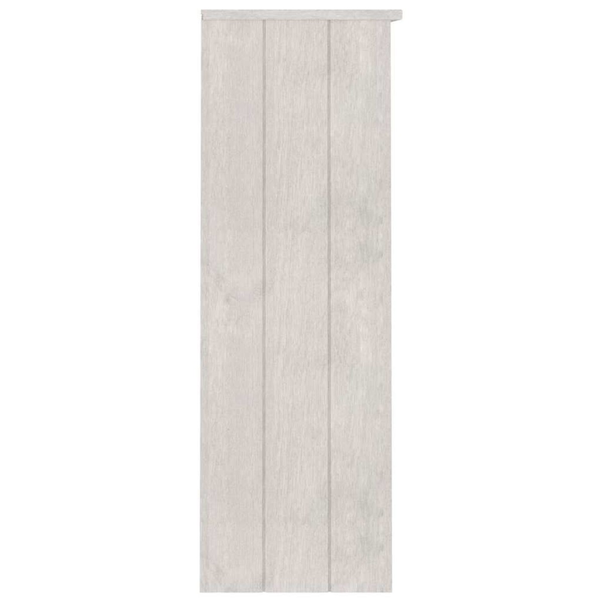 vidaXL Πάνω Μέρος Ντουλαπιού HAMAR Λευκό 85x35x100 εκ. Μασίφ Πεύκο