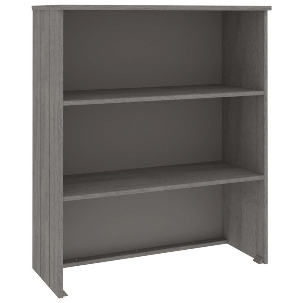 vidaXL Πάνω Μέρος Ντουλαπιού HAMAR Αν. Γκρι 85x35x100 εκ. Μασίφ Πεύκο