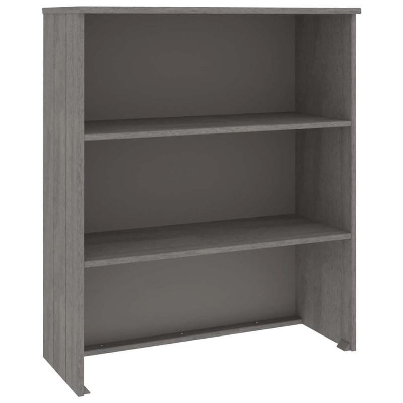 vidaXL Πάνω Μέρος Ντουλαπιού HAMAR Αν. Γκρι 85x35x100 εκ. Μασίφ Πεύκο