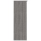 vidaXL Πάνω Μέρος Ντουλαπιού HAMAR Αν. Γκρι 85x35x100 εκ. Μασίφ Πεύκο