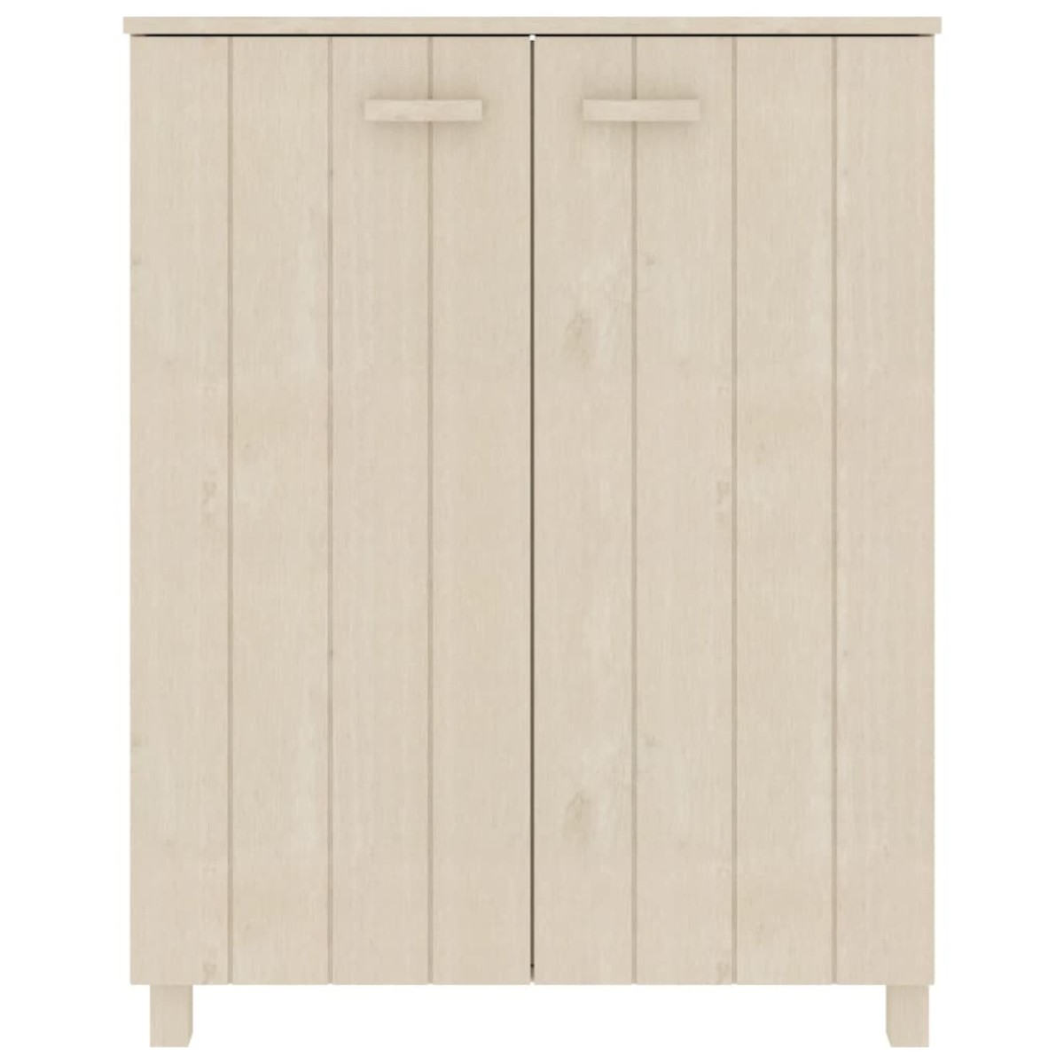 vidaXL Παπουτσοθήκη HAMAR Καφέ Μελί 85x40x108 εκ. Μασίφ Ξύλο Πεύκου