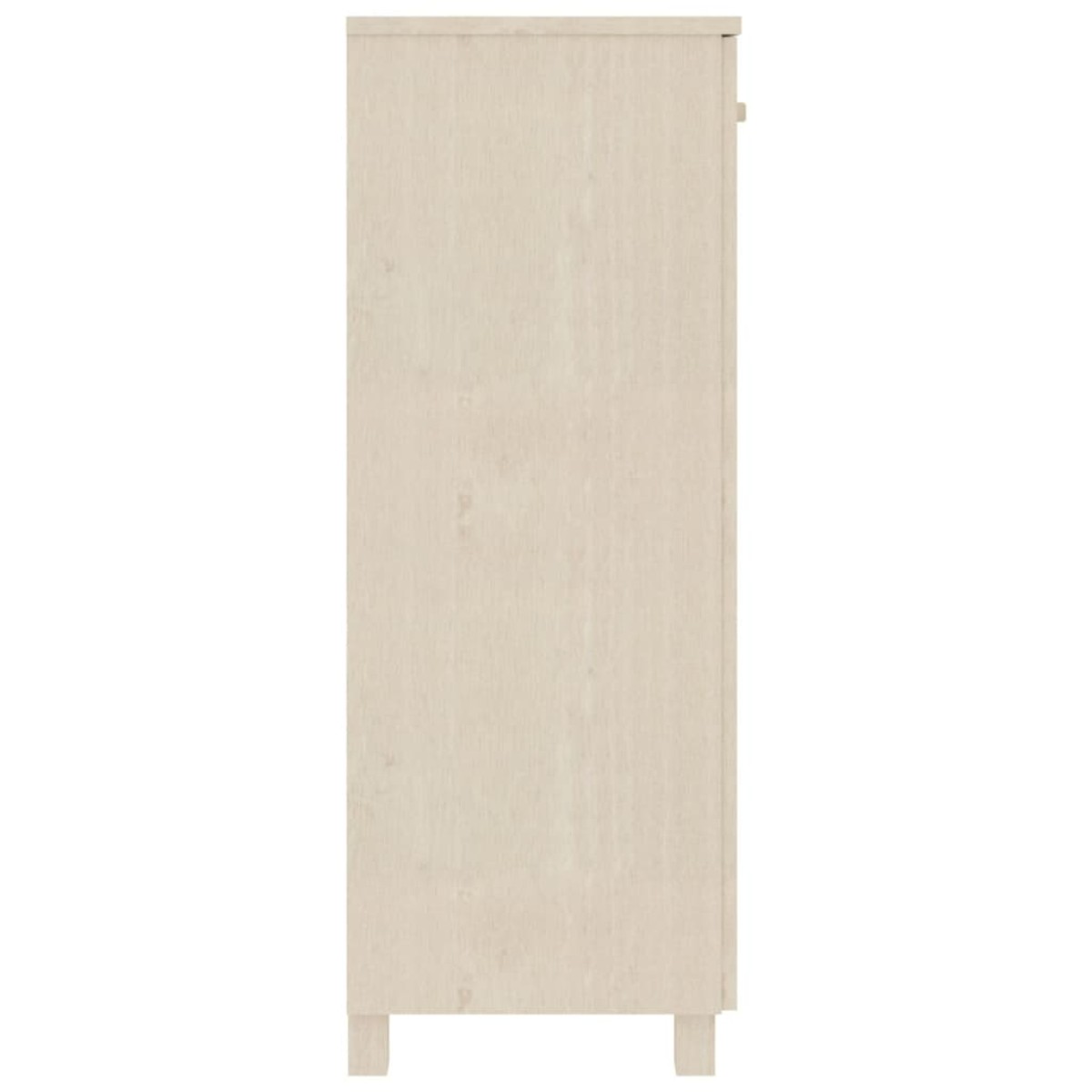 vidaXL Παπουτσοθήκη HAMAR Καφέ Μελί 85x40x108 εκ. Μασίφ Ξύλο Πεύκου