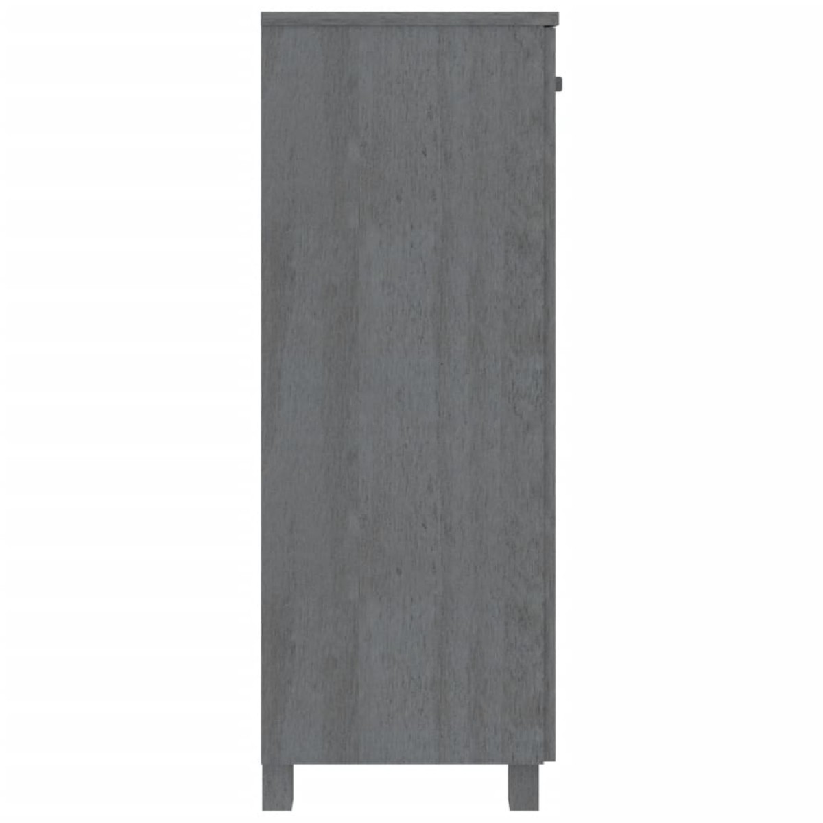 vidaXL Παπουτσοθήκη HAMAR Σκ. Γκρι 85x40x108 εκ. Μασίφ Ξύλο Πεύκου