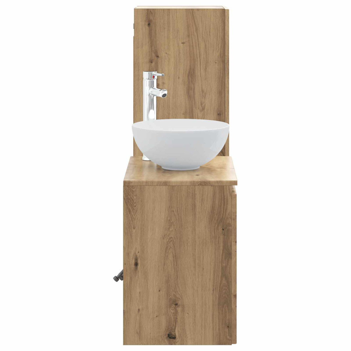 vidaXL Σετ Επίπλων Μπάνιου 2 τμχ. Artisan Δρυς 33 x 34,5 x 100 εκ
