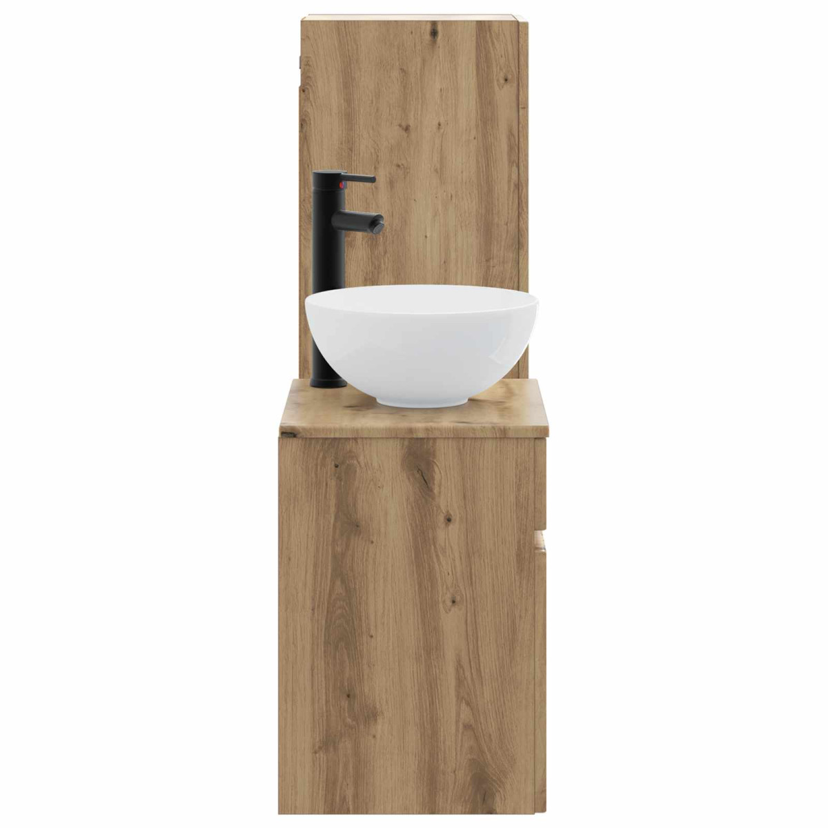 vidaXL Σετ Επίπλων Μπάνιου 2 τμχ. Artisan Δρυς 33 x 34,5 x 100 εκ