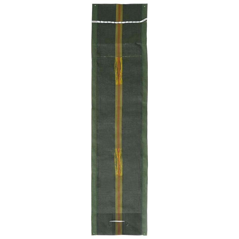 vidaXL Σακιά με άμμο 10 τμχ. Σκούρο Πράσινο 120 x 27 εκ HDPE