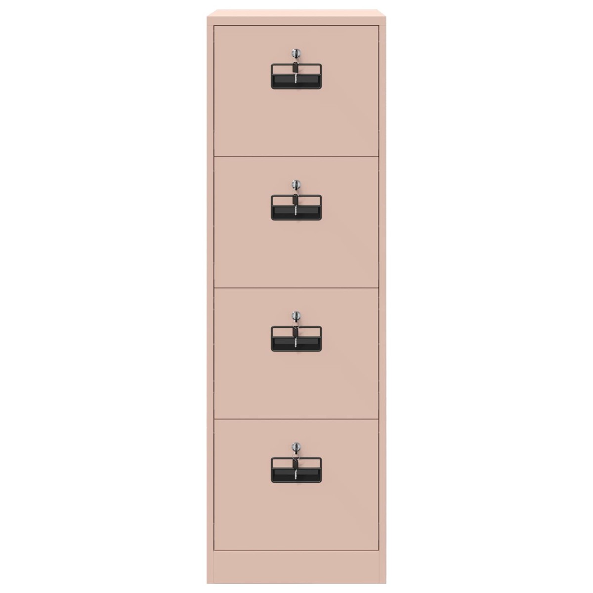 vidaXL Ντουλάπα Αρχείων Ροζ 44 x 50 x 139 εκ Ψυχρής Έλασης Χάλυβας