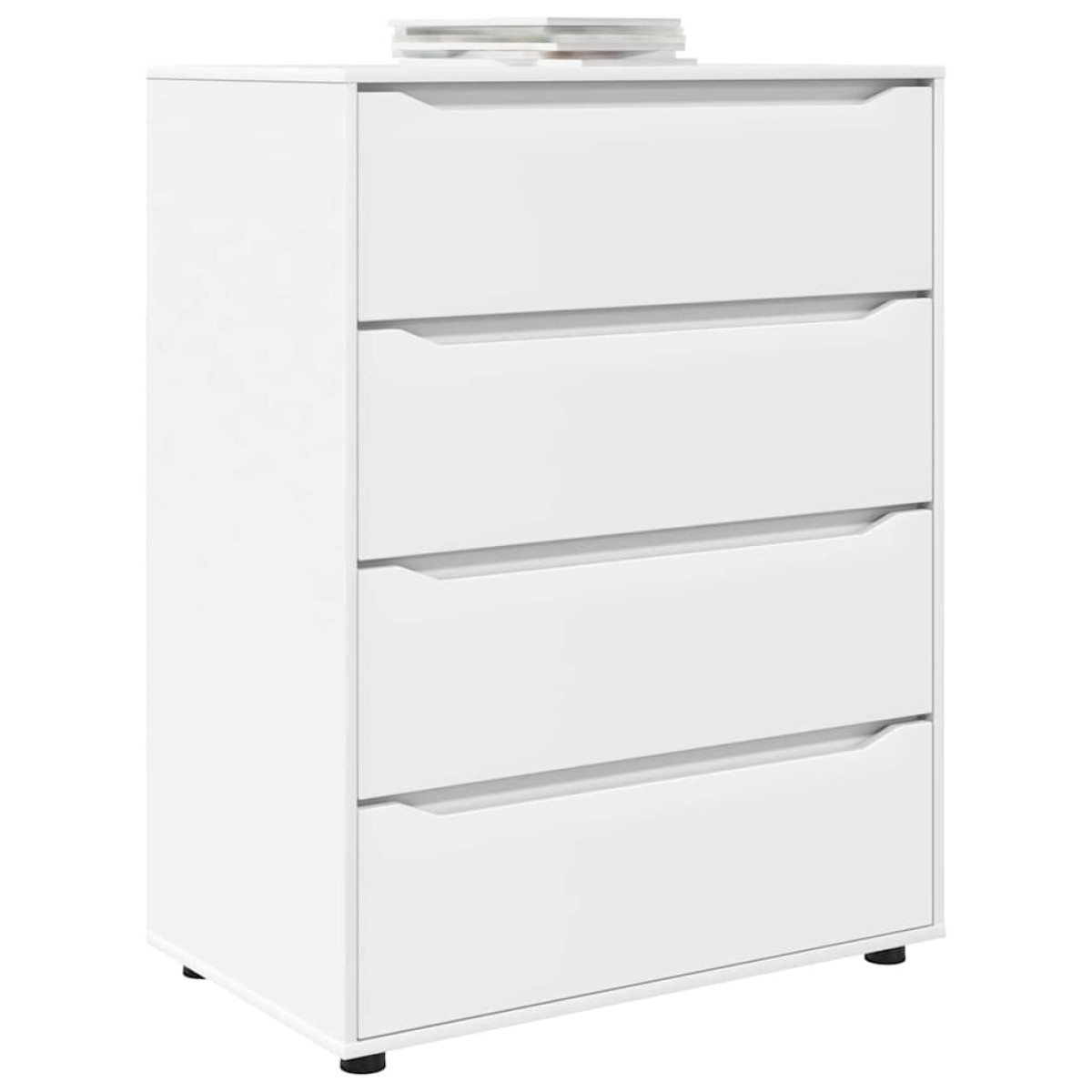 vidaXL Ντουλάπες Αποθήκευσης 80 x 48 x 105 εκ Επεξεργασμένο Ξύλο Λευκό