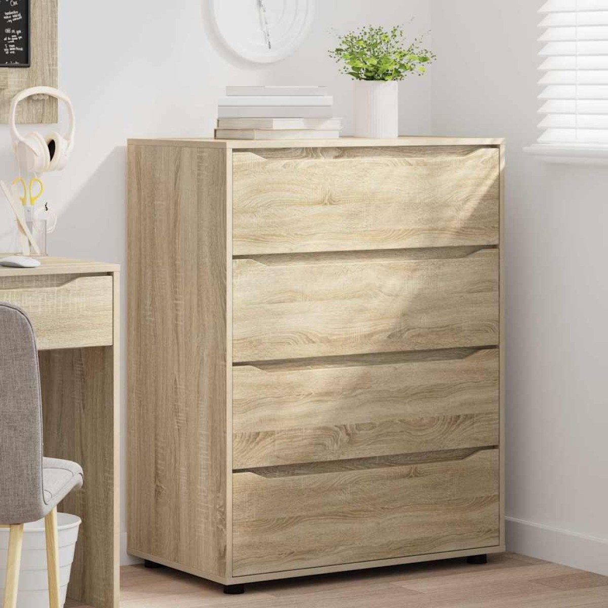 vidaXL Ντουλάπες Αποθήκευσης 80 x 48 x 105 εκ Επεξεργασμένο Ξύλο