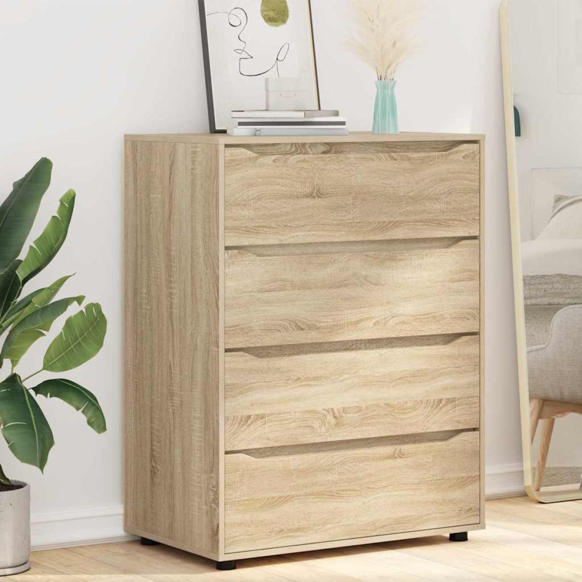 vidaXL Ντουλάπες Αποθήκευσης 80 x 48 x 105 εκ Επεξεργασμένο Ξύλο