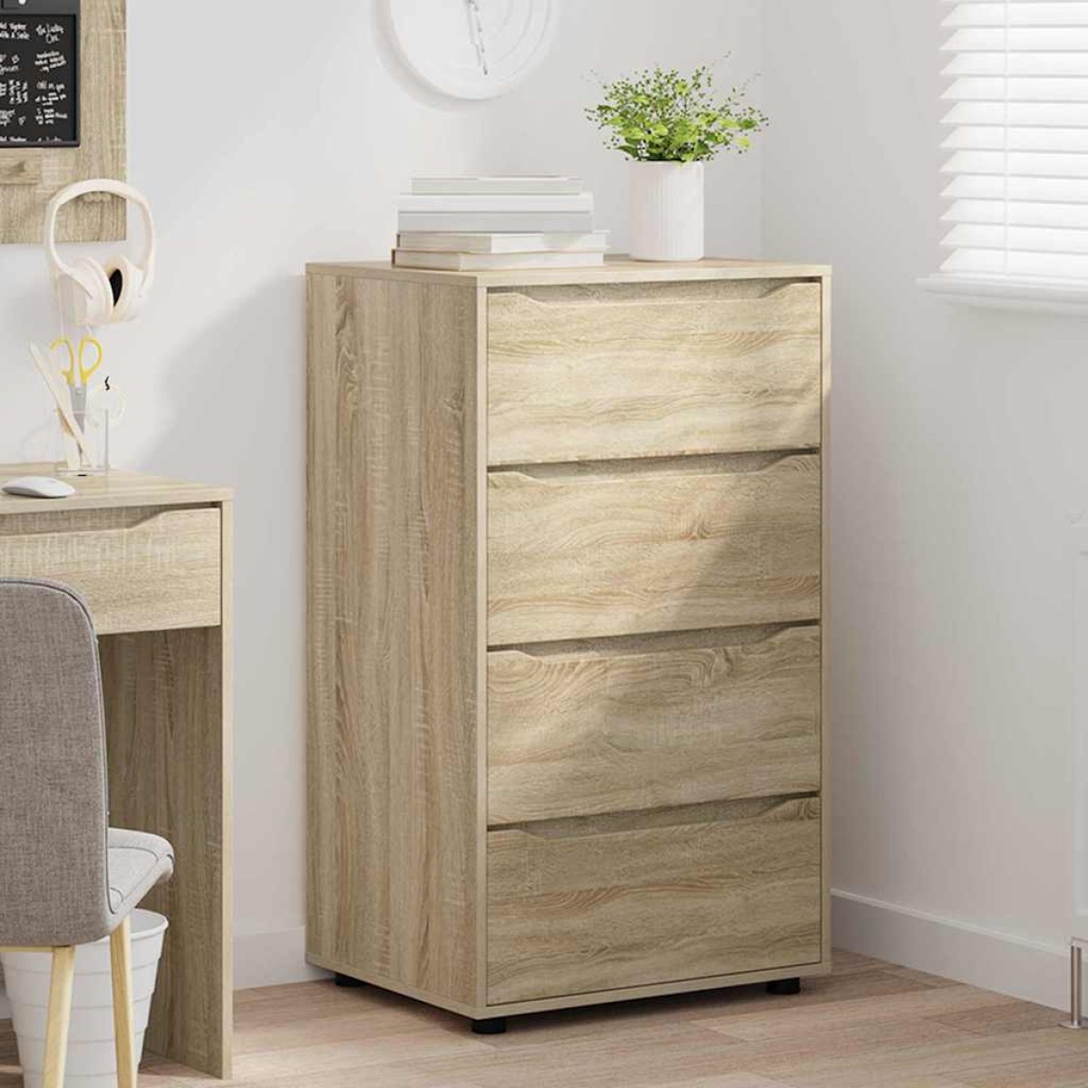 vidaXL Ντουλάπες Αποθήκευσης 60 x 48 x 105 εκ. Επεξεργασμένο Ξύλο