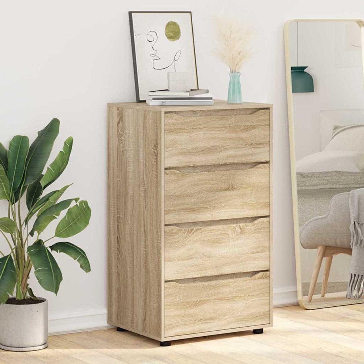 vidaXL Ντουλάπες Αποθήκευσης 60 x 48 x 105 εκ. Επεξεργασμένο Ξύλο