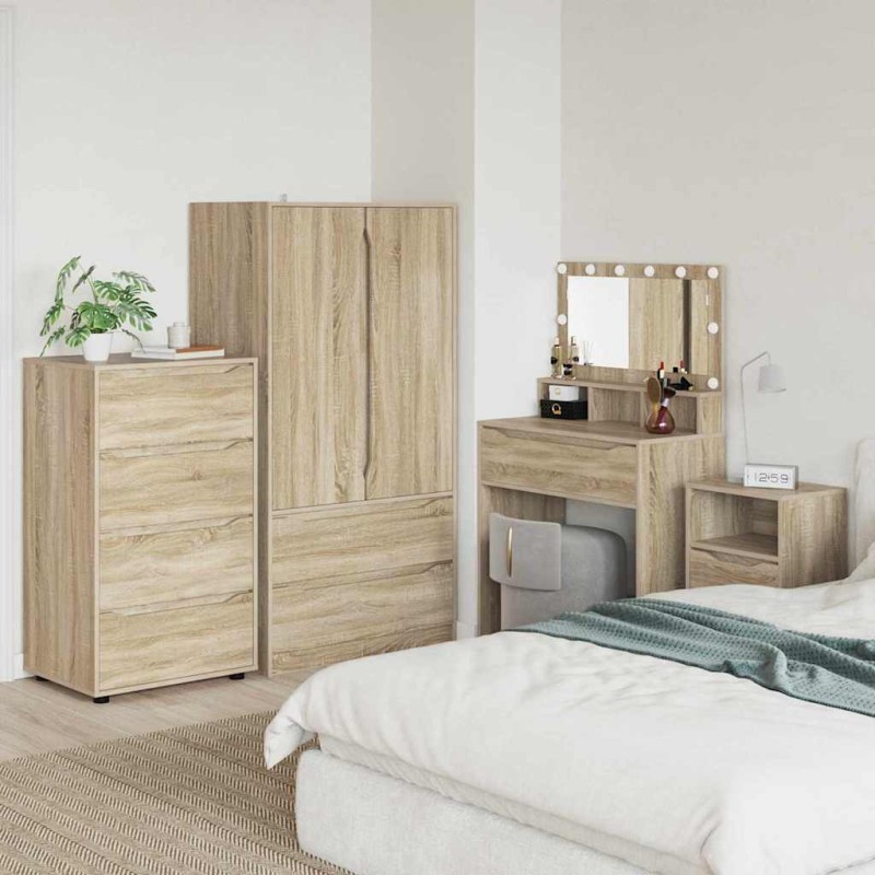 vidaXL Ντουλάπες Αποθήκευσης 60 x 48 x 105 εκ. Επεξεργασμένο Ξύλο