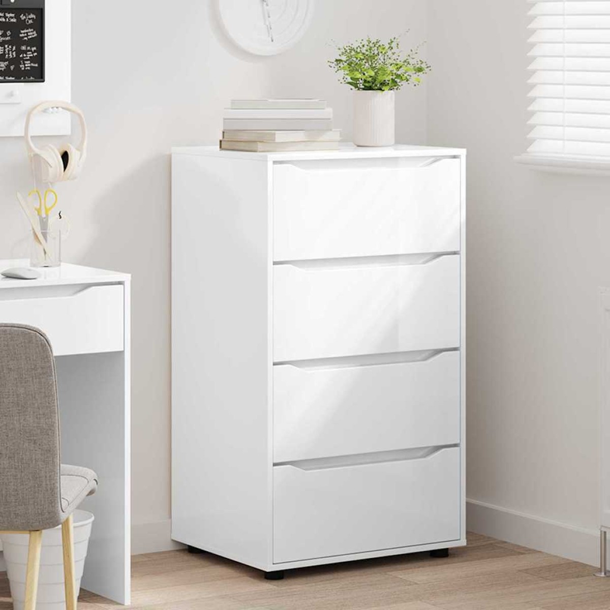 vidaXL Ντουλάπες Αποθήκευσης 60 x 48 x 105 εκ. Επεξεργασμένο Ξύλο