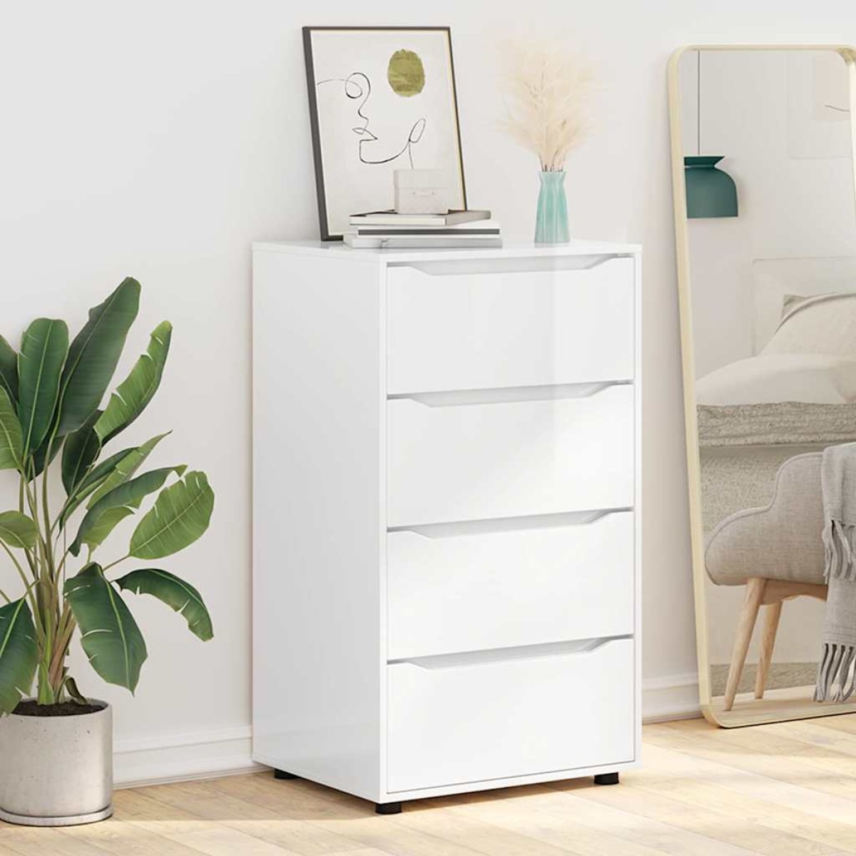 vidaXL Ντουλάπες Αποθήκευσης 60 x 48 x 105 εκ. Επεξεργασμένο Ξύλο