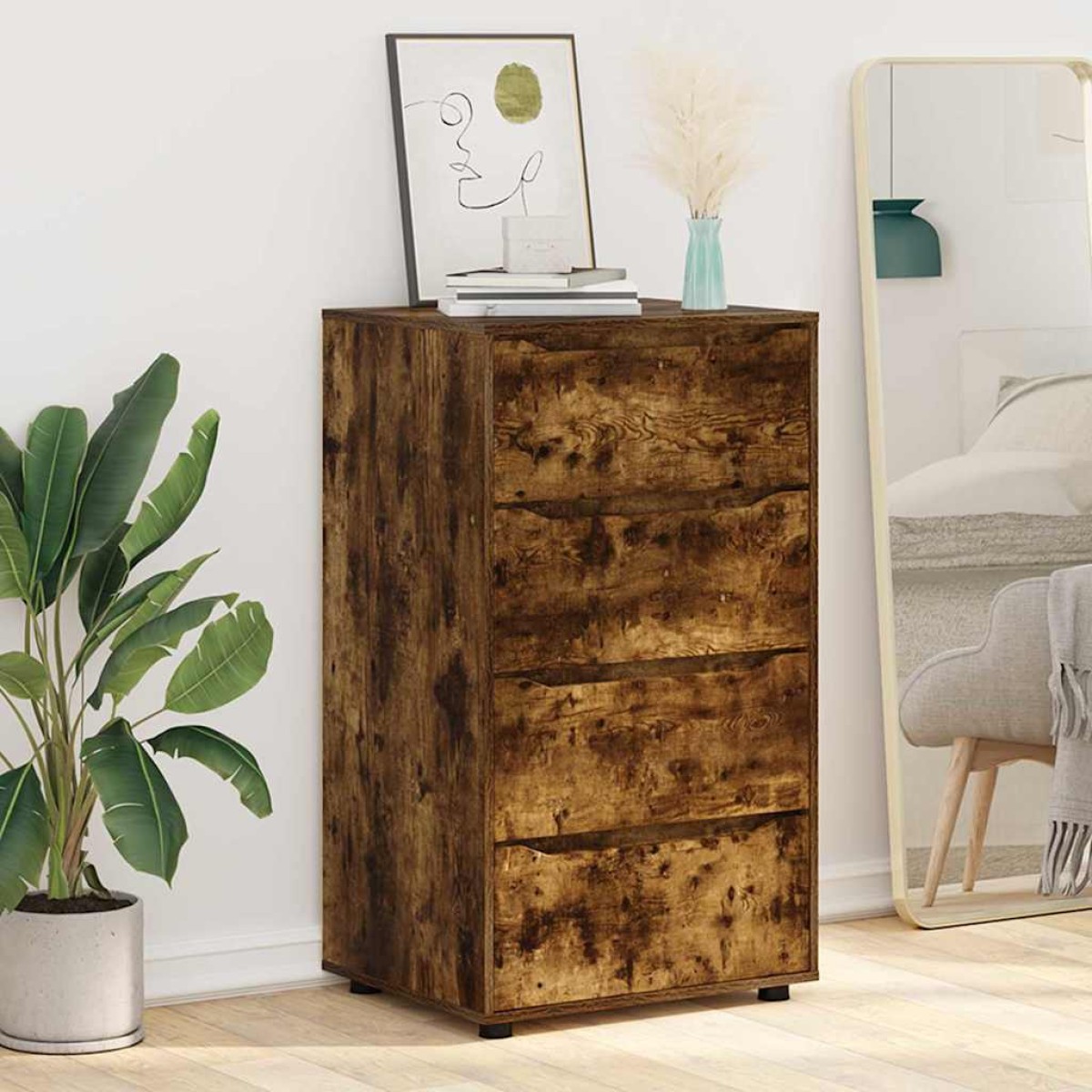 vidaXL Ντουλάπες Αποθήκευσης 60 x 48 x 105 εκ. Επεξεργασμένο Ξύλο