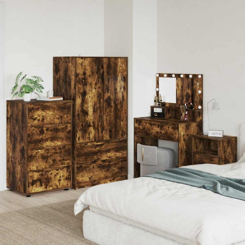vidaXL Ντουλάπες Αποθήκευσης 60 x 48 x 105 εκ. Επεξεργασμένο Ξύλο