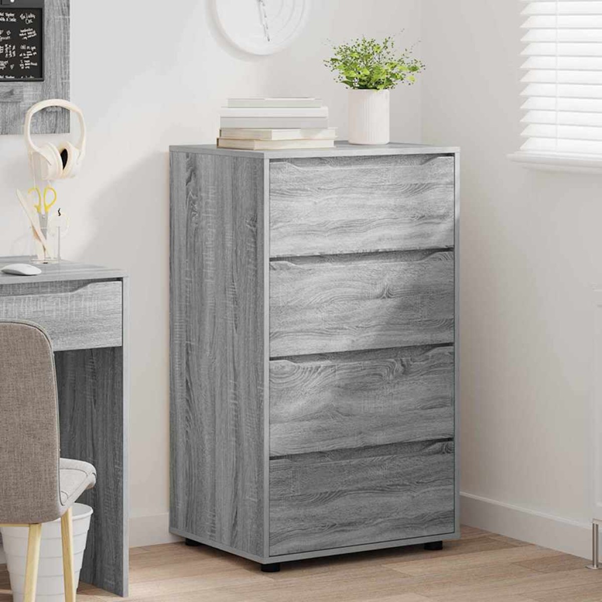 vidaXL Ντουλάπες Αποθήκευσης 60 x 48 x 105 εκ. Επεξεργασμένο Ξύλο