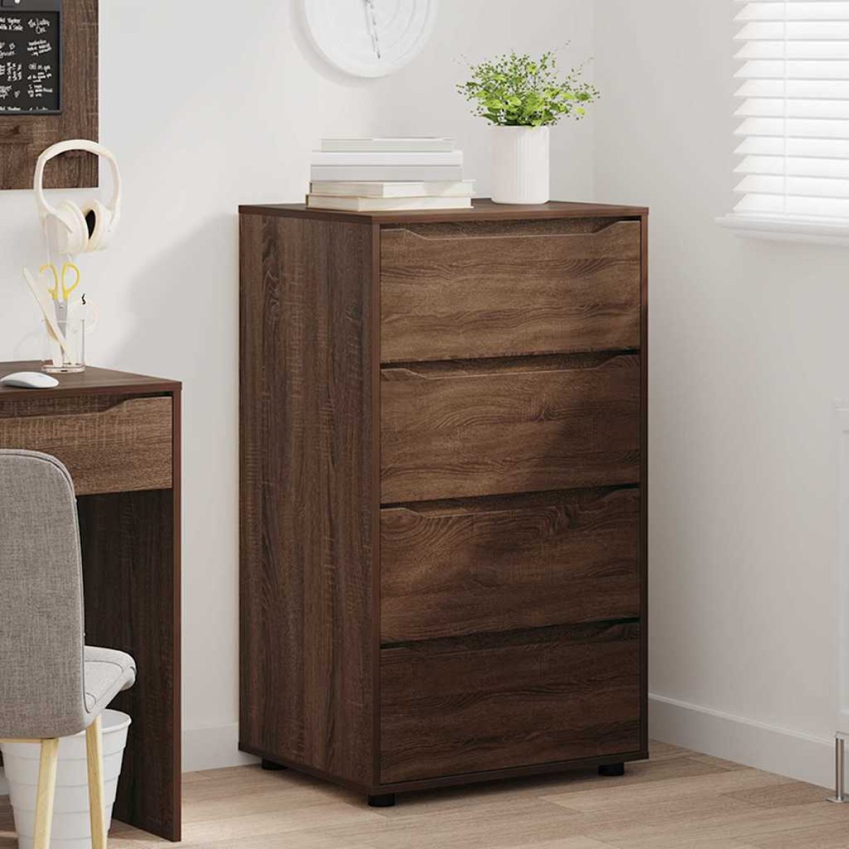 vidaXL Ντουλάπες Αποθήκευσης 60 x 48 x 105 εκ. Επεξεργασμένο Ξύλο
