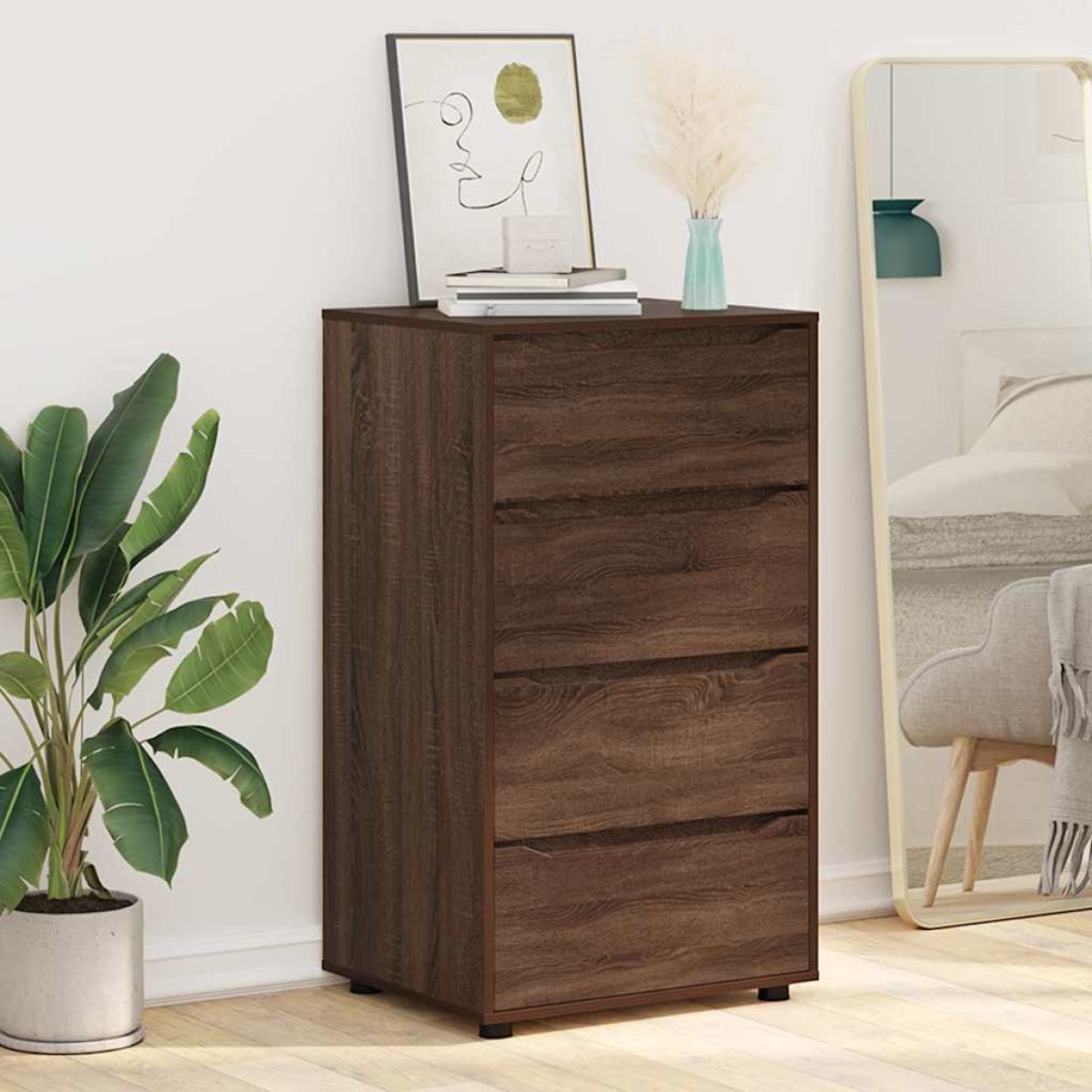 vidaXL Ντουλάπες Αποθήκευσης 60 x 48 x 105 εκ. Επεξεργασμένο Ξύλο