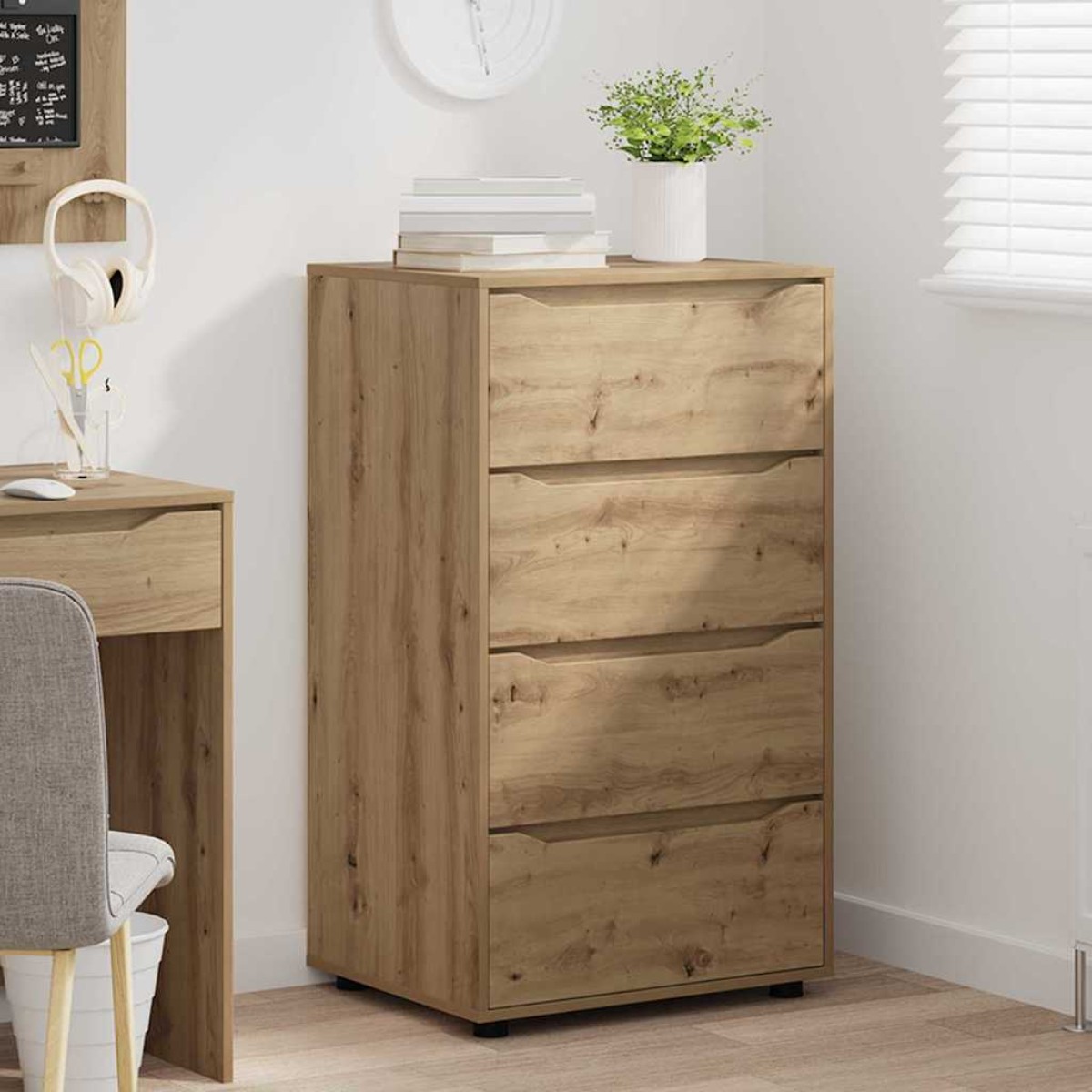 vidaXL Ντουλάπες Αποθήκευσης 60 x 48 x 105 εκ. Επεξεργασμένο Ξύλο