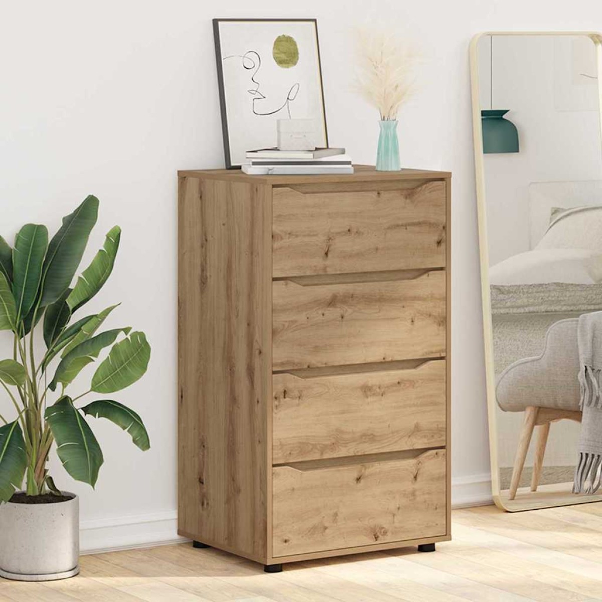 vidaXL Ντουλάπες Αποθήκευσης 60 x 48 x 105 εκ. Επεξεργασμένο Ξύλο