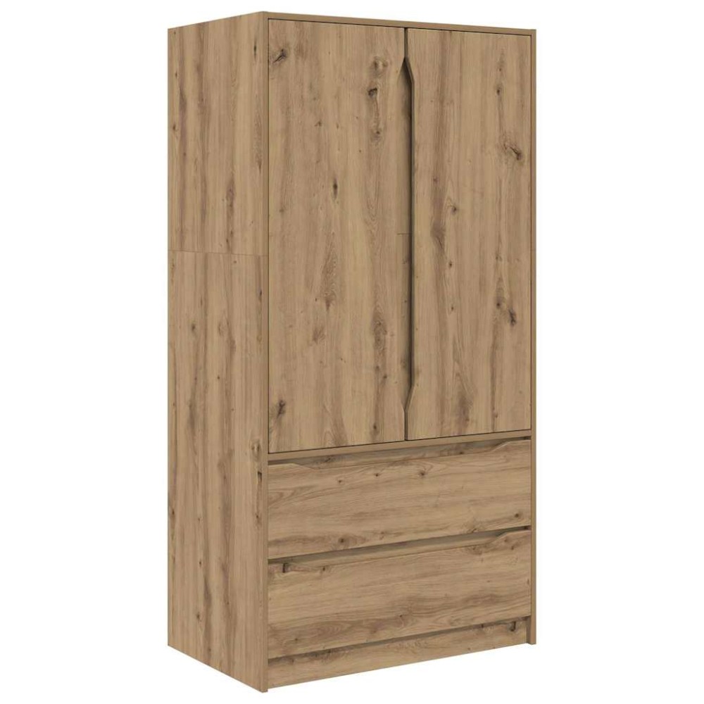 vidaXL Ντουλάπι Τεχνίτικη Δρυς 79,5 x 49 x 156 εκ