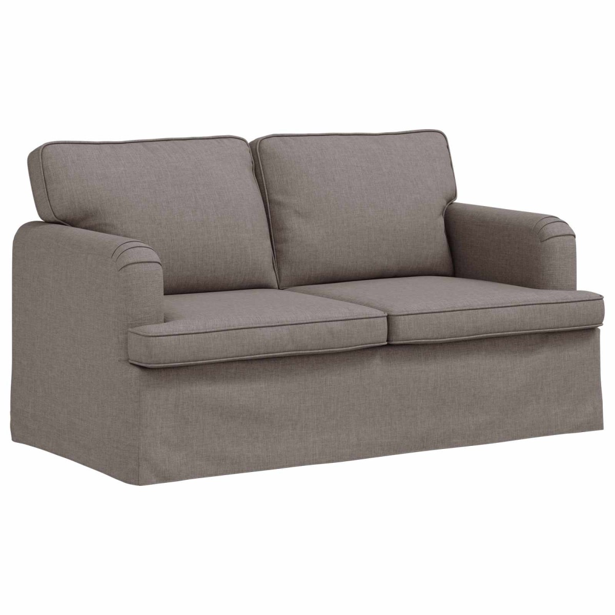 vidaXL Σετ Καναπέ 2 τμχ. Taupe ύφασμα