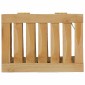 vidaXL Καλάθι Άπλυτων 35 x 25 x 60 εκ. από Μασίφ Ξύλο Teak