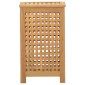 vidaXL Καλάθι Άπλυτων 35 x 25 x 60 εκ. από Μασίφ Ξύλο Teak