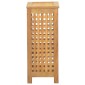 vidaXL Καλάθι Άπλυτων 35 x 25 x 60 εκ. από Μασίφ Ξύλο Teak