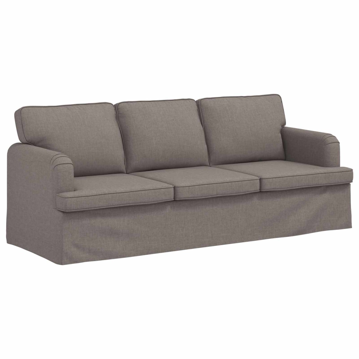 vidaXL Σετ Καναπέ 2 τμχ. Taupe ύφασμα