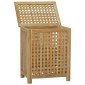 vidaXL Καλάθι Άπλυτων 50x35x60 εκ. από Μασίφ Ξύλο Teak