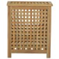 vidaXL Καλάθι Άπλυτων 50x35x60 εκ. από Μασίφ Ξύλο Teak