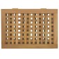vidaXL Καλάθι Άπλυτων 50x35x60 εκ. από Μασίφ Ξύλο Teak