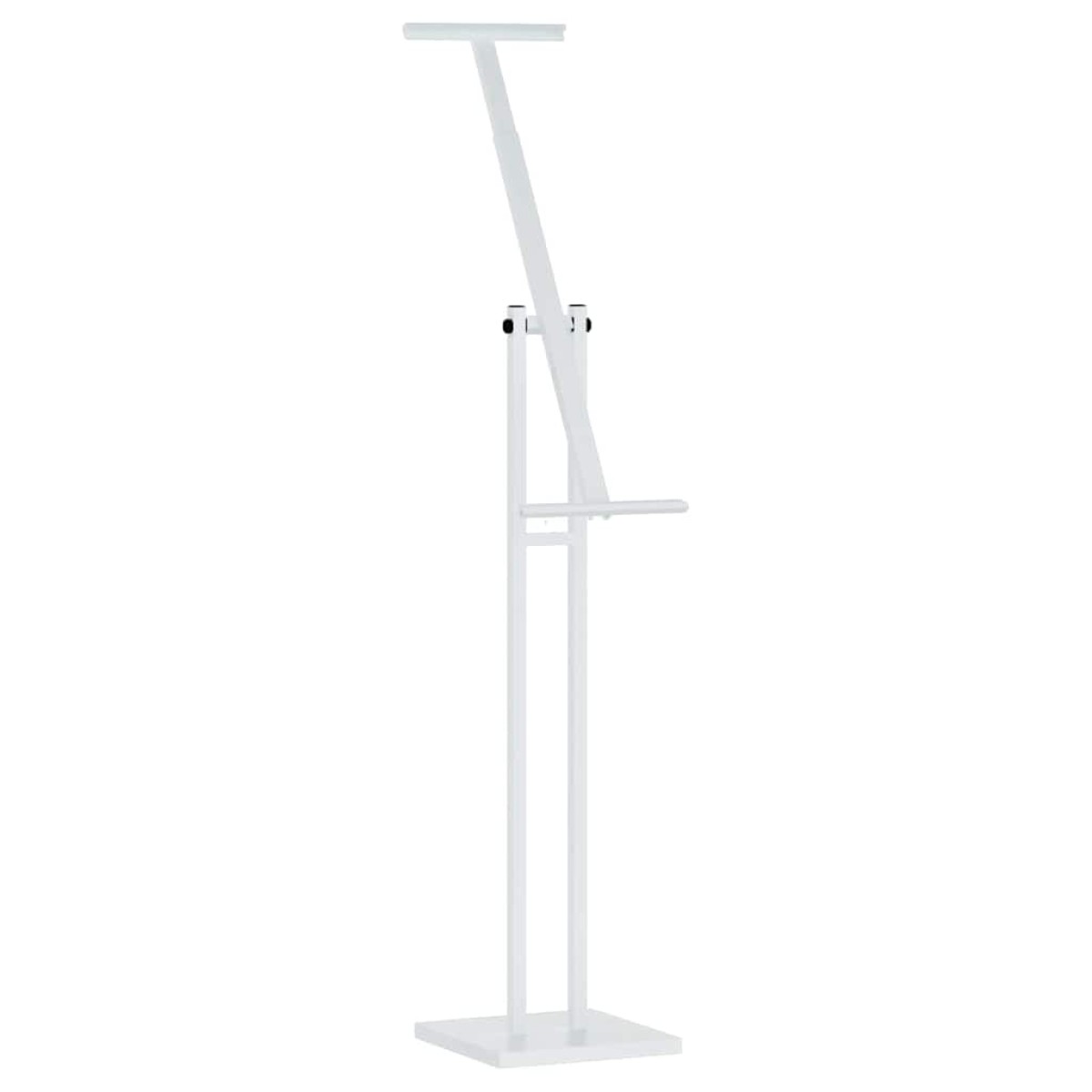 vidaXL Εκθεσιακές Οθόνες 2 τμχ. Λευκός 26,5 x 26,5 x 150 εκ. Ατσάλι