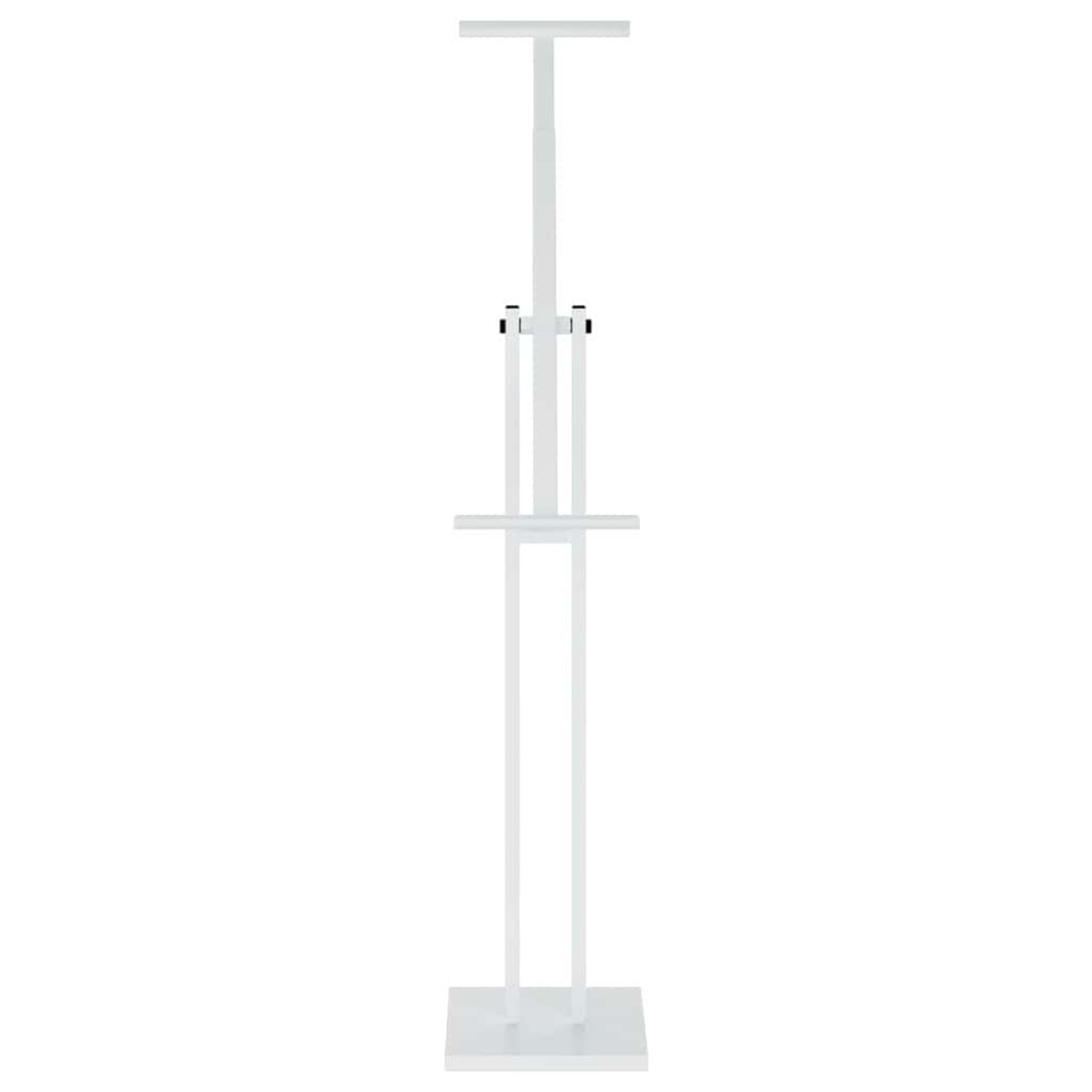 vidaXL Εκθεσιακές Οθόνες 2 τμχ. Λευκός 26,5 x 26,5 x 150 εκ. Ατσάλι