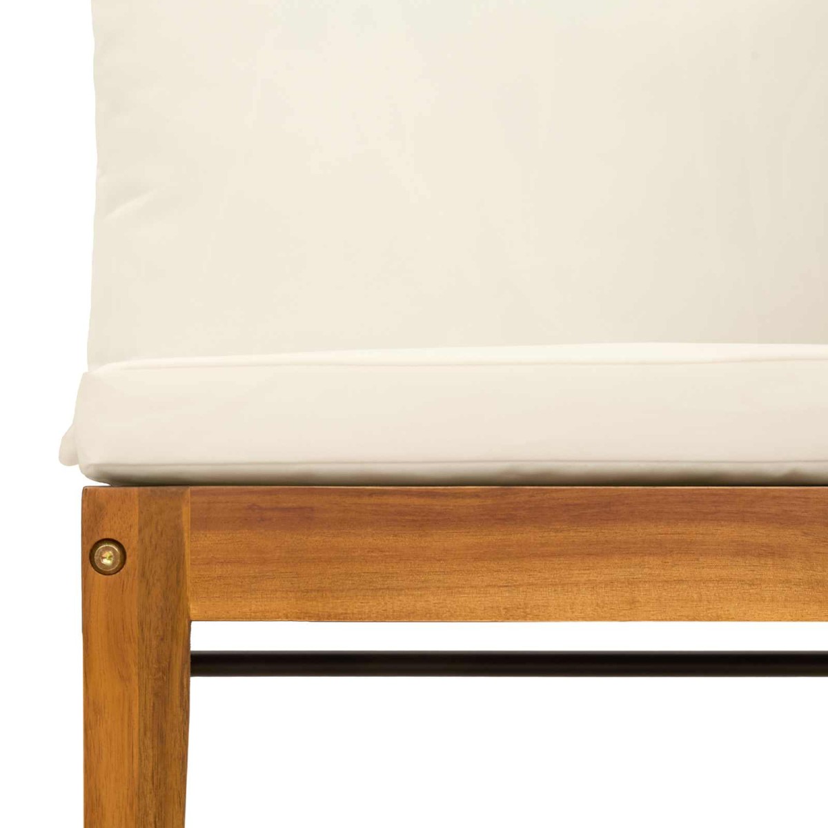 vidaXL 3 τμχ. Στερεό Acacia Ξύλο & Σχοινί Φυσικό
