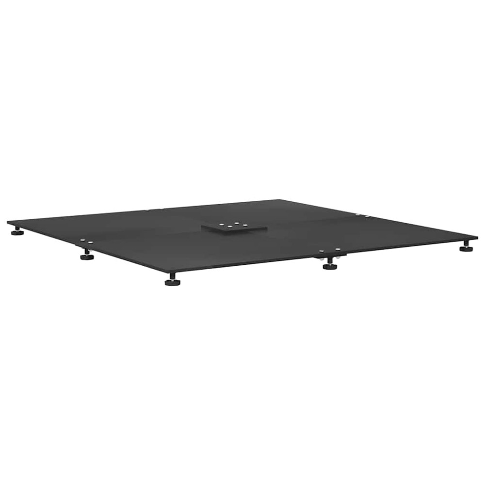 vidaXL Βάση ομπρέλας 52 kg Μαύρο Ατσάλι τετράγωνο Ρυθμιζόμενο