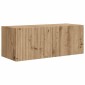 vidaXL Σετ τοίχου για τηλεόραση 4 τμχ. Artisan Oak Επεξεργασμένο Ξύλο