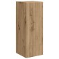 vidaXL Σετ επίπλου τηλεόρασης 2 τμχ. Artisan Oak Επεξεργασμένο Ξύλο