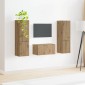 vidaXL Σετ επίπλου τηλεόρασης 5 τμχ. Artisan Oak Επεξεργασμένο Ξύλο