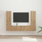 vidaXL Σετ επίπλου τηλεόρασης 6 τμχ. Artisan Oak Επεξεργασμένο Ξύλο