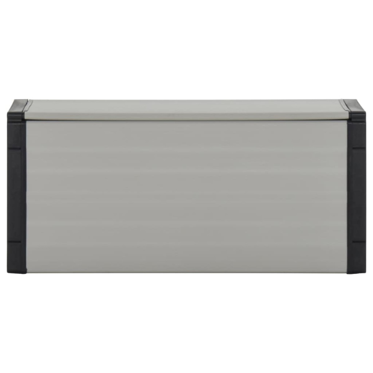 vidaXL Κάδος Απορριμάτων Κήπου Γκρι 85 x 34 x 40 εκ.
