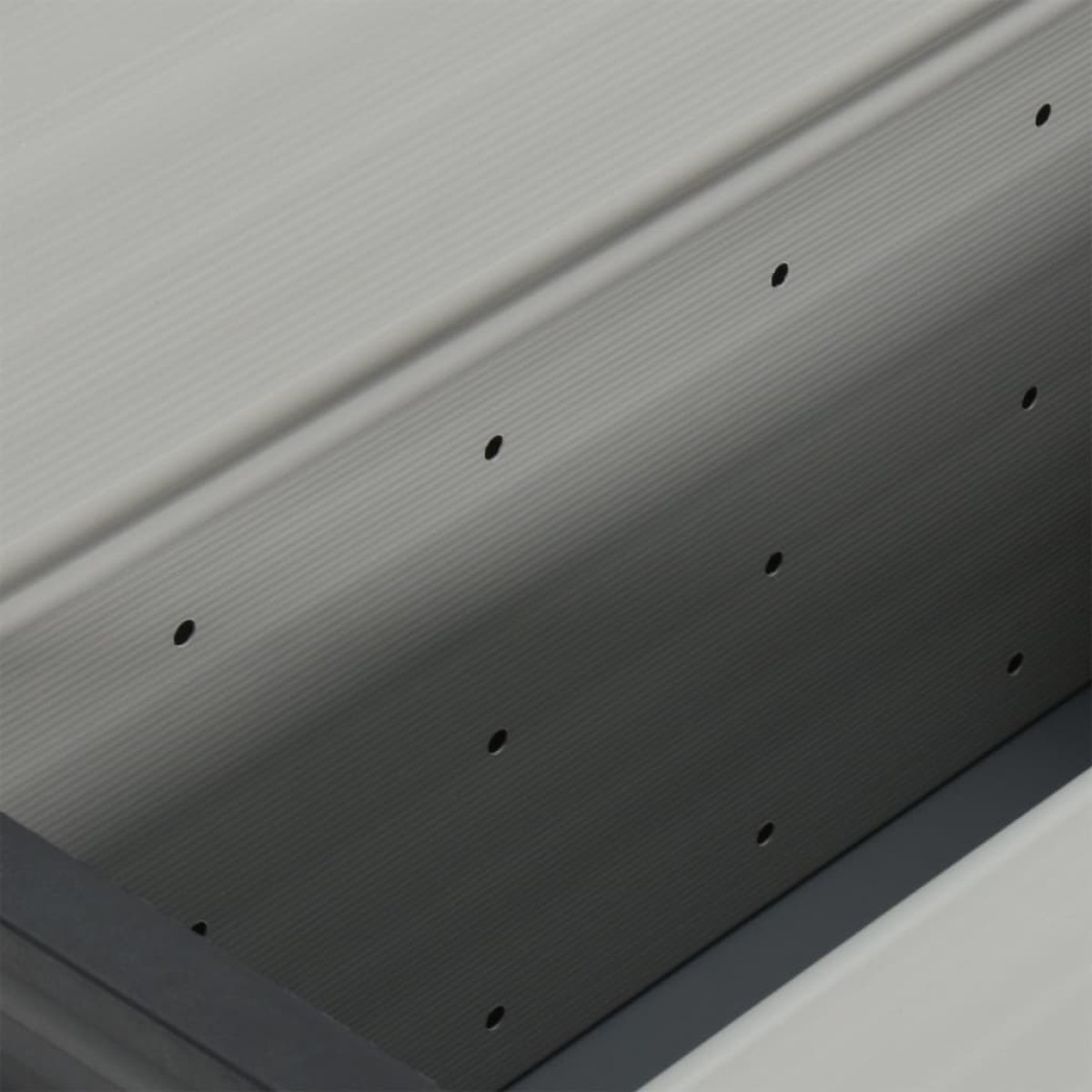 vidaXL Κάδος Απορριμάτων Κήπου Γκρι 85 x 34 x 40 εκ.