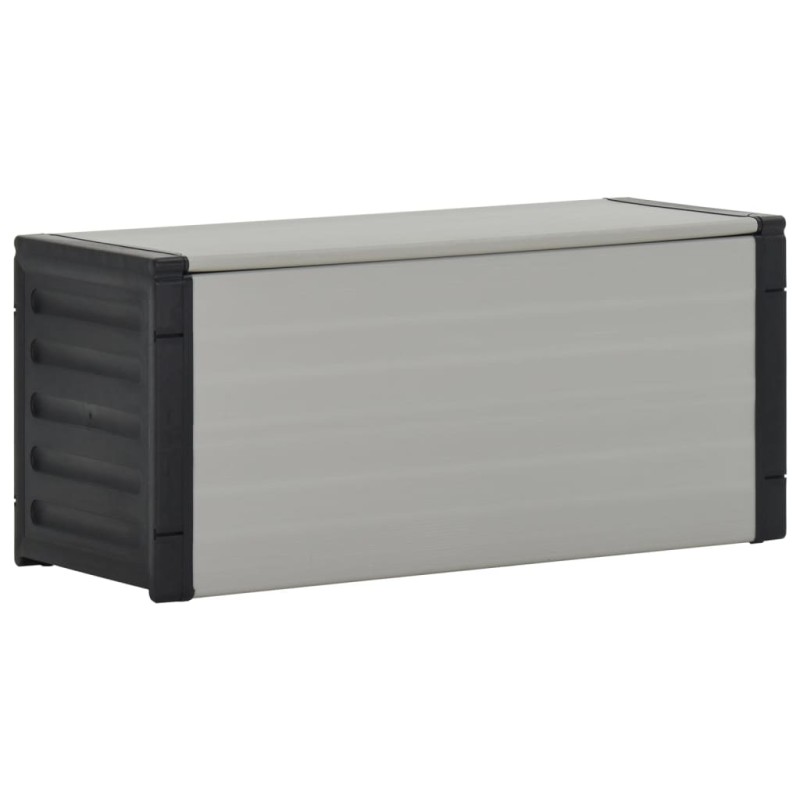 vidaXL Κάδος Απορριμάτων Κήπου Γκρι 85 x 34 x 40 εκ.