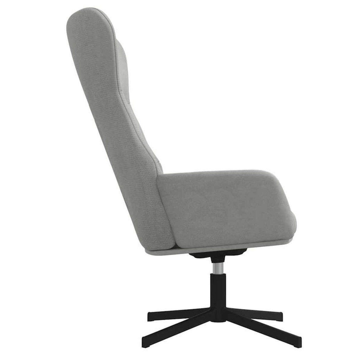 vidaXL Πολυθρόνα Relax Ανοιχτό Γκρι Βελούδινη