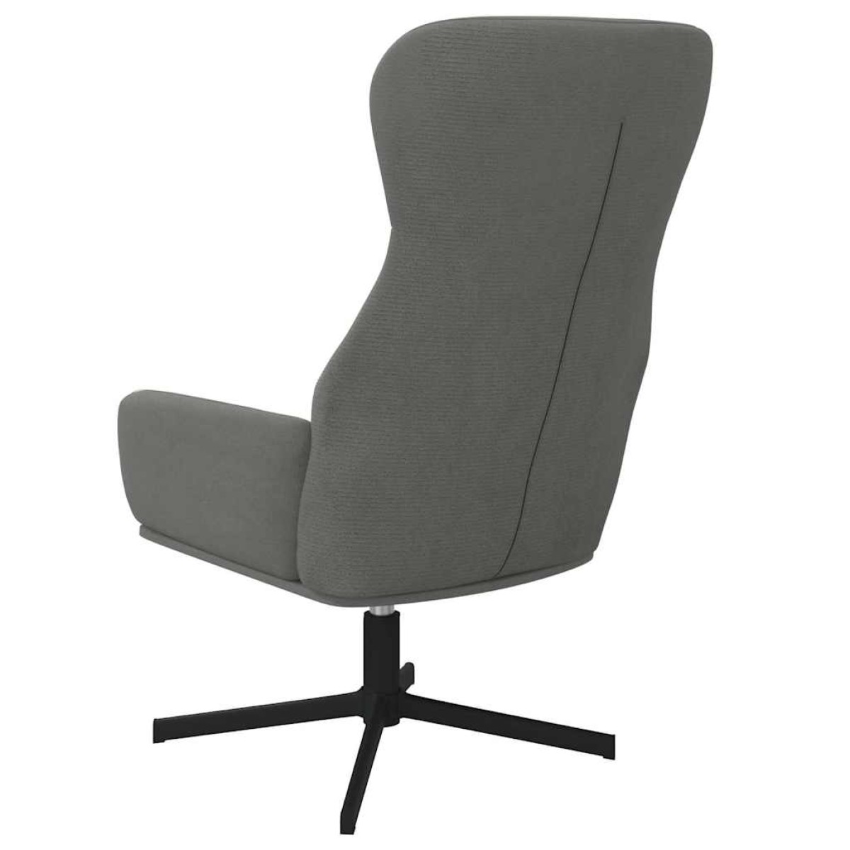 vidaXL Πολυθρόνα Relax Σκούρο Γκρι Βελούδινη
